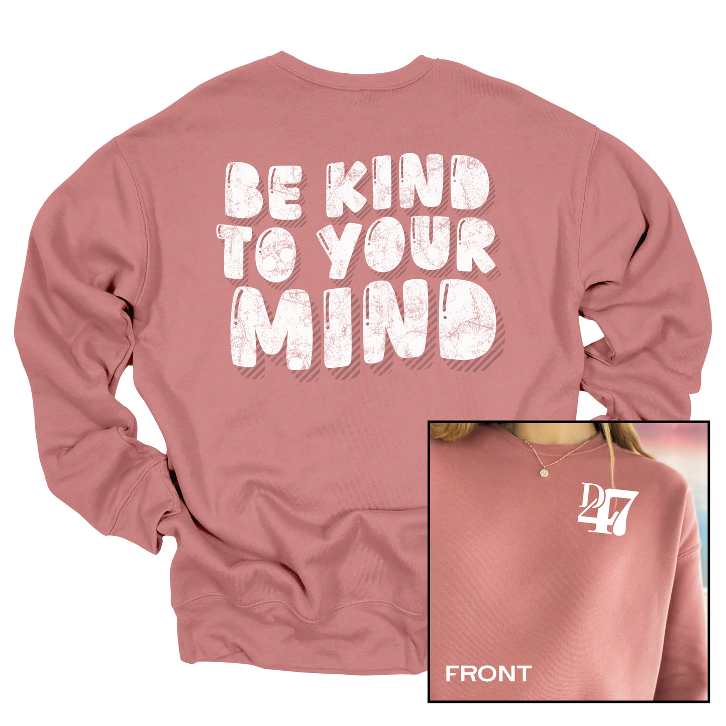 NEW! Be Kind to Your Mind | Adult Crewneck