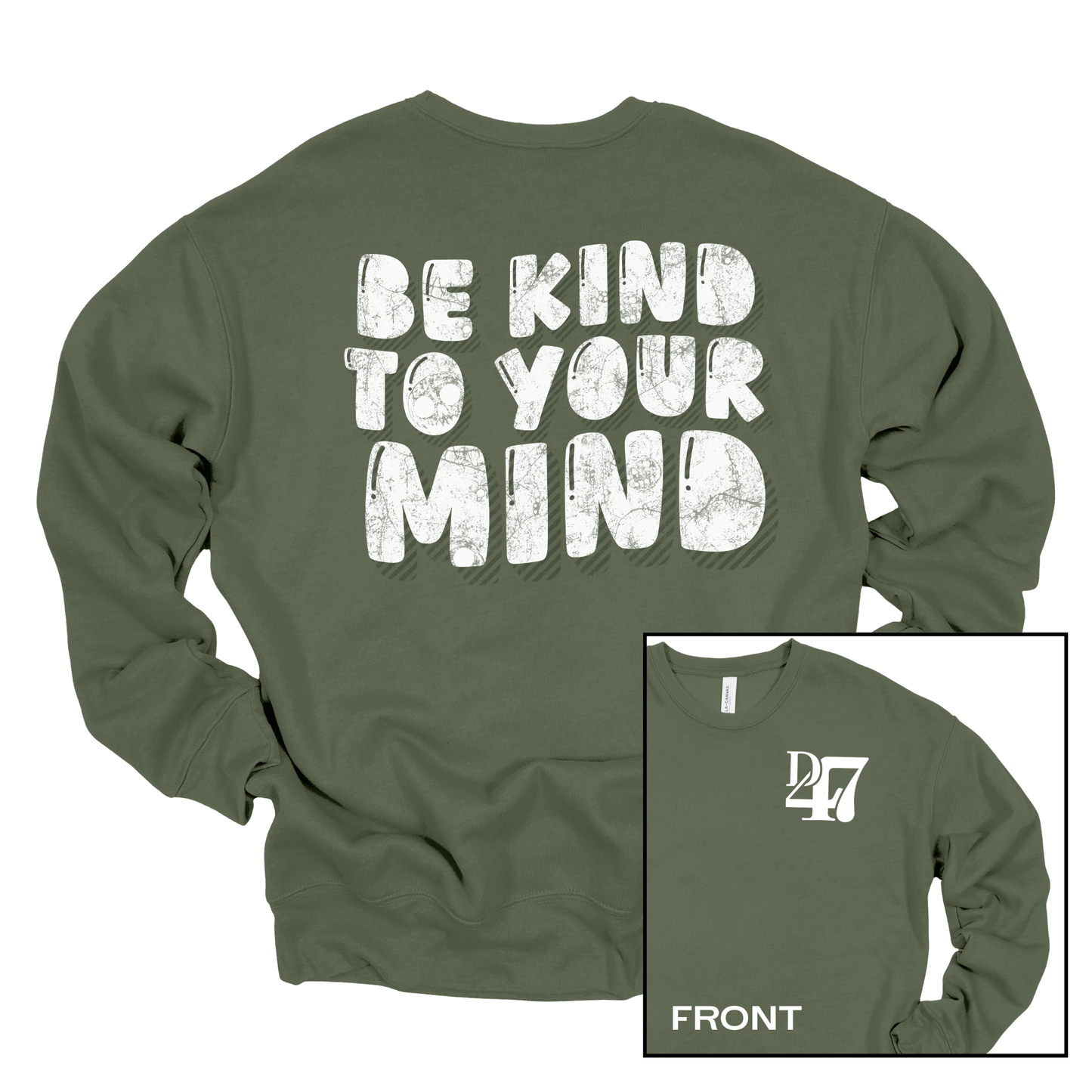 NEW! Be Kind to Your Mind | Adult Crewneck