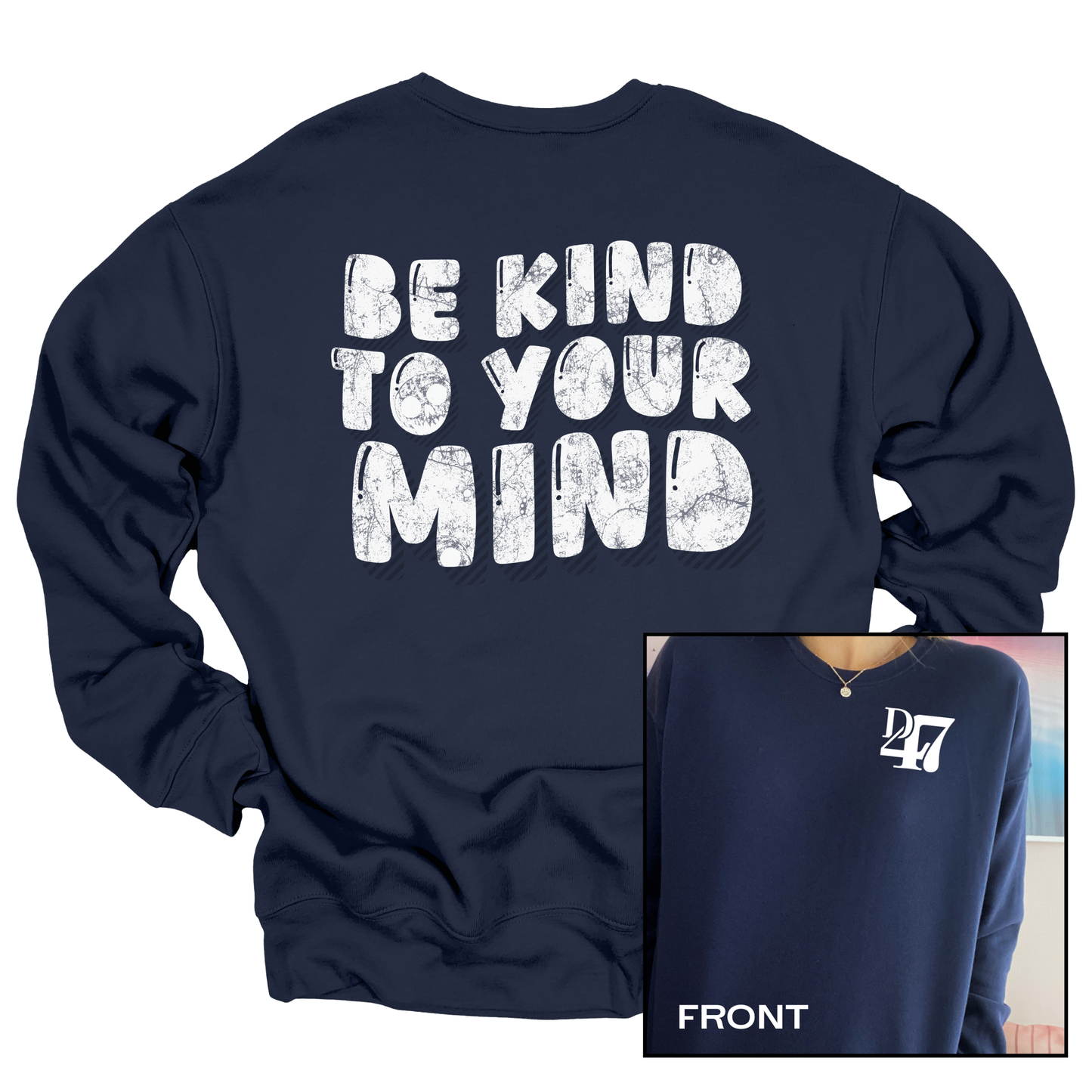 NEW! Be Kind to Your Mind | Adult Crewneck
