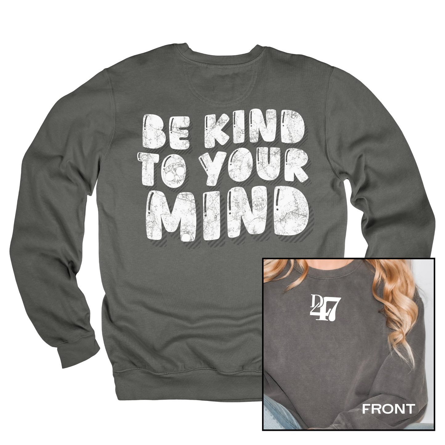 NEW! Be Kind to Your Mind | Adult Crewneck