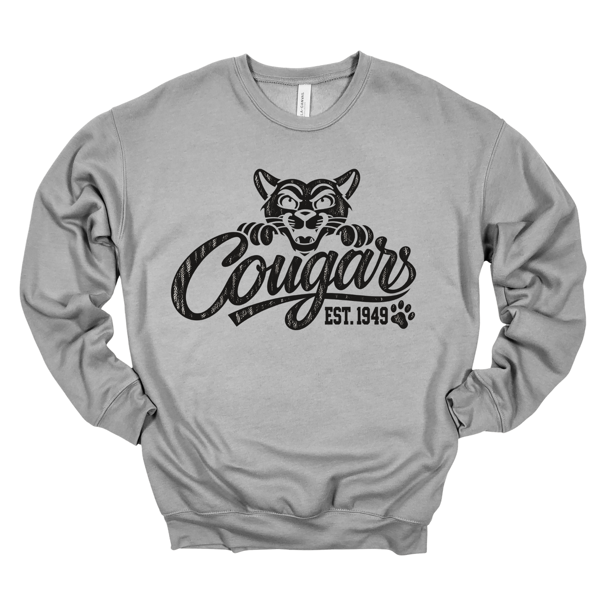 Cougars Mascot | Adult Crewneck