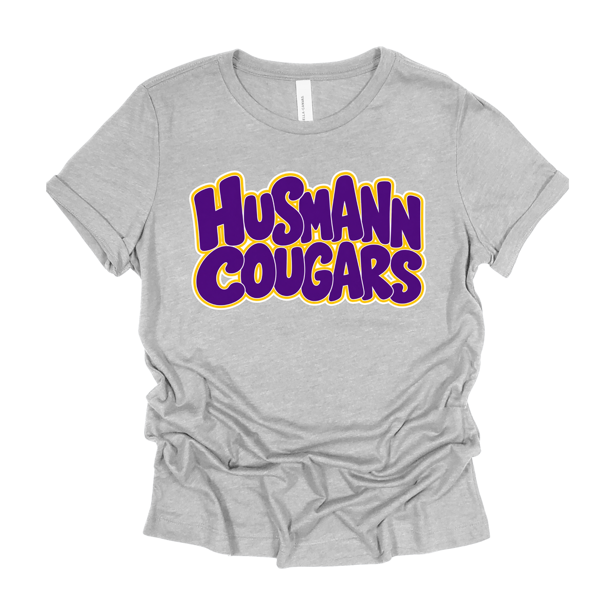 Husmann Cougars Bubble | Short Sleeve Tee