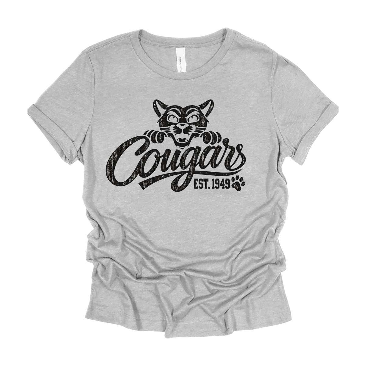 Cougars Mascot | Short Sleeve Tee
