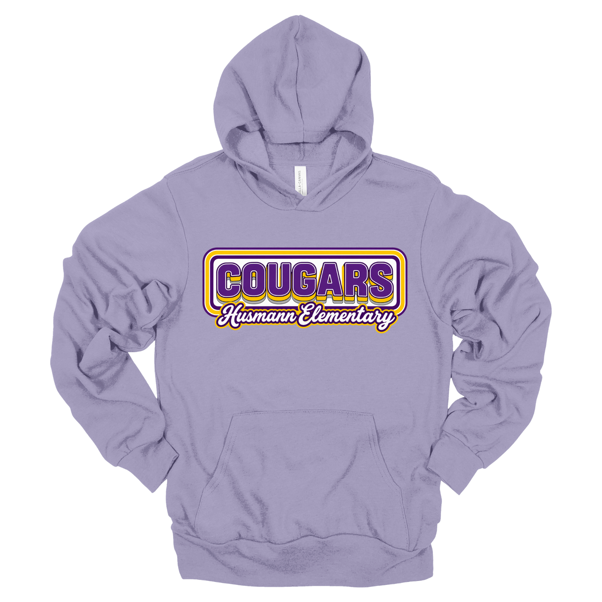 Retro Cougars | Adult Hooded Sweatshirt