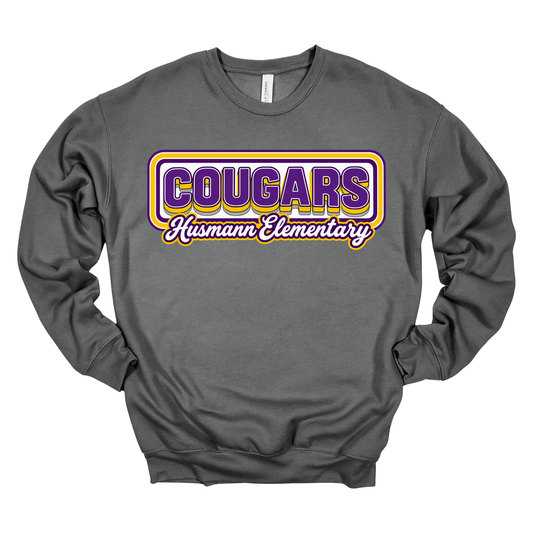 Retro Cougars | Adult Crewneck
