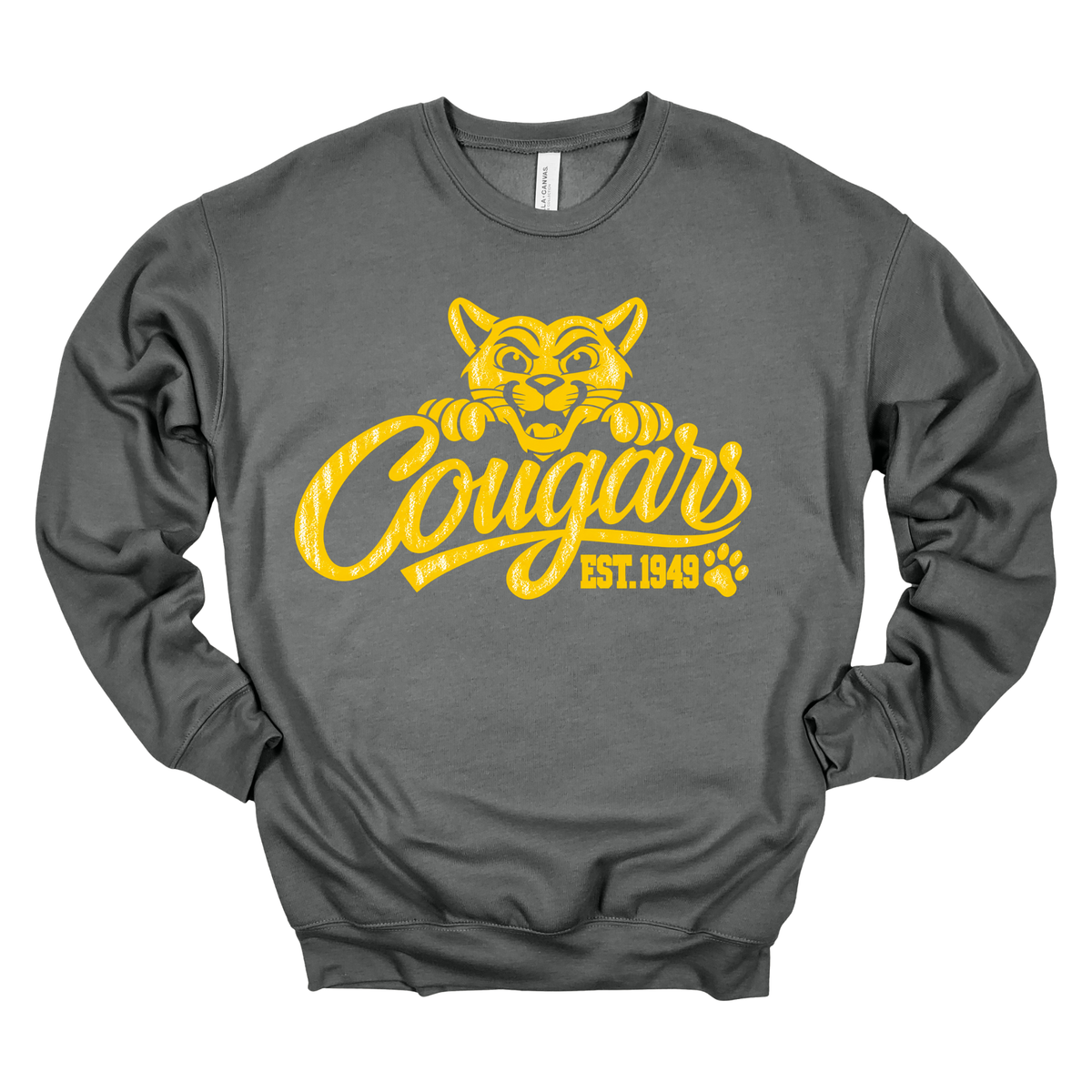 Cougars Mascot | Adult Crewneck