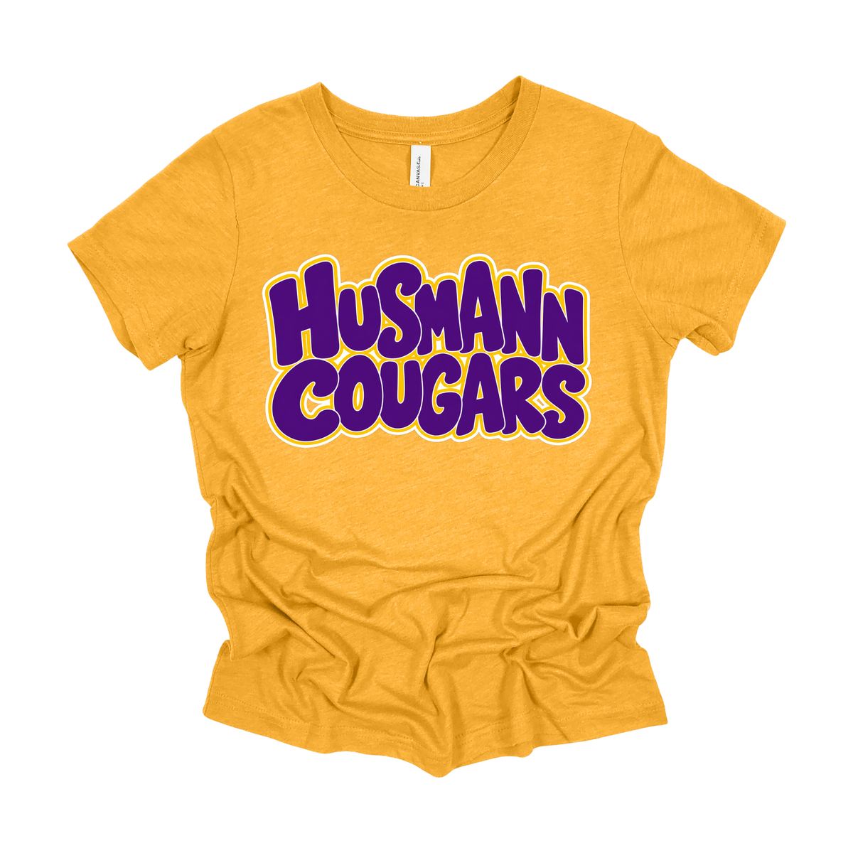 Husmann Cougars Bubble | Short Sleeve Tee