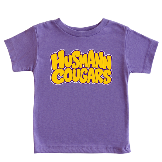 Husmann Cougars Bubble | Short Sleeve Tee