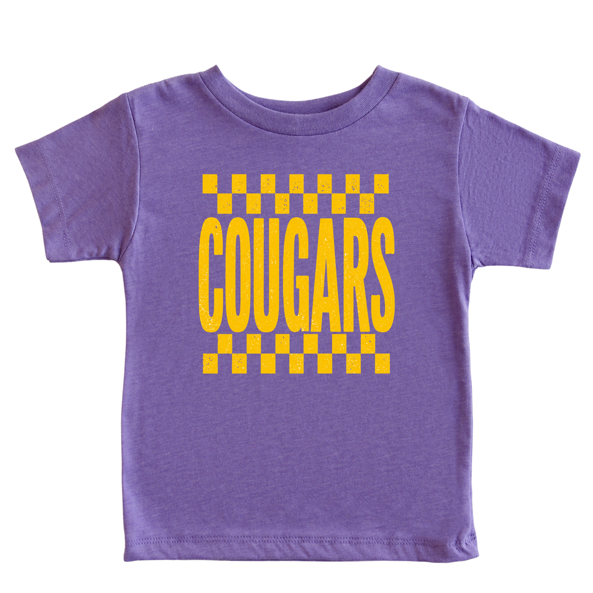 Checkered Cougars | Short Sleeve Tee