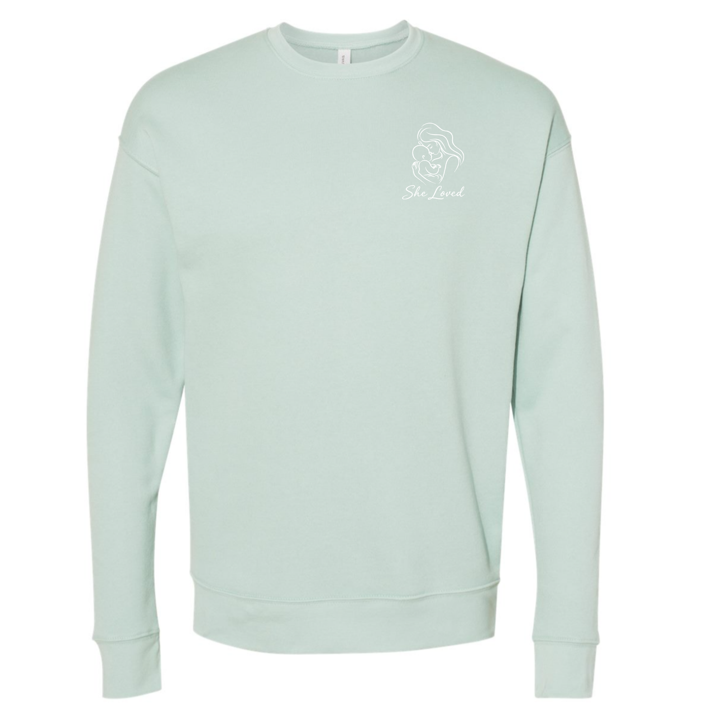 She Loved | Adult Crewneck