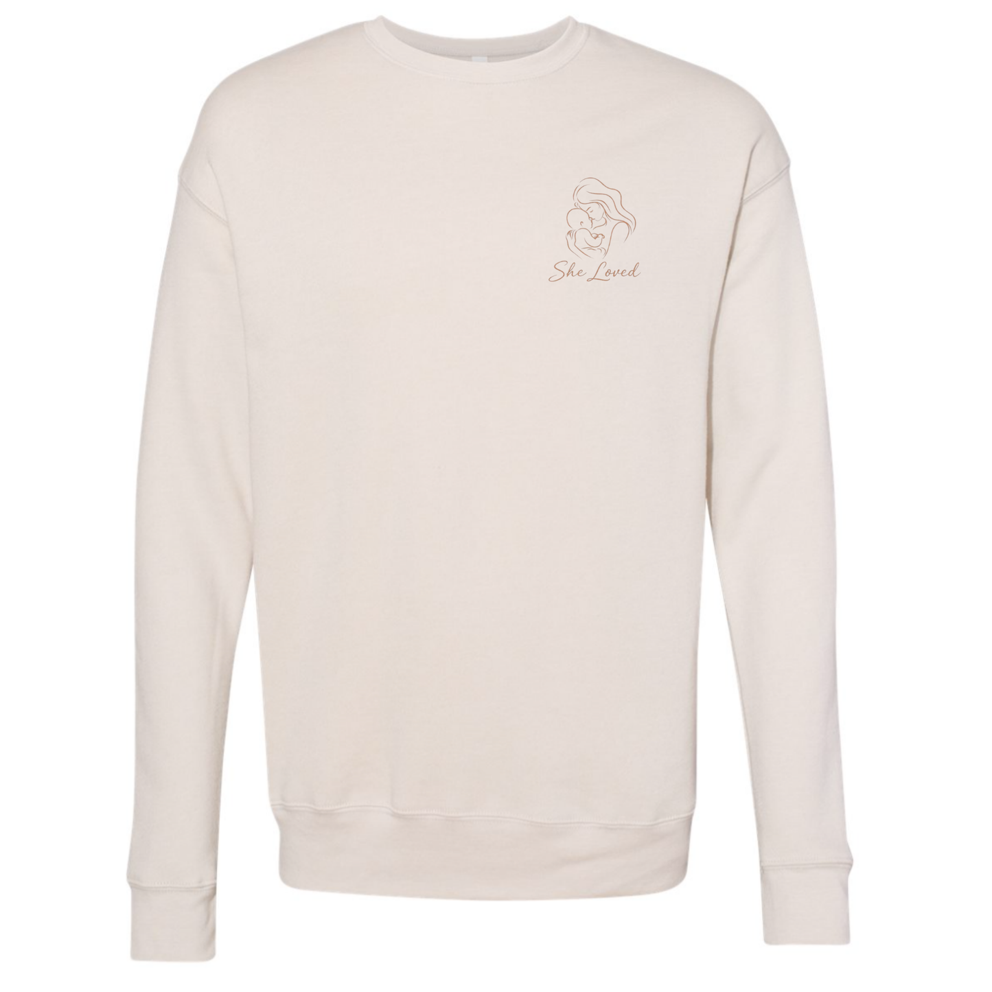 She Loved | Adult Crewneck