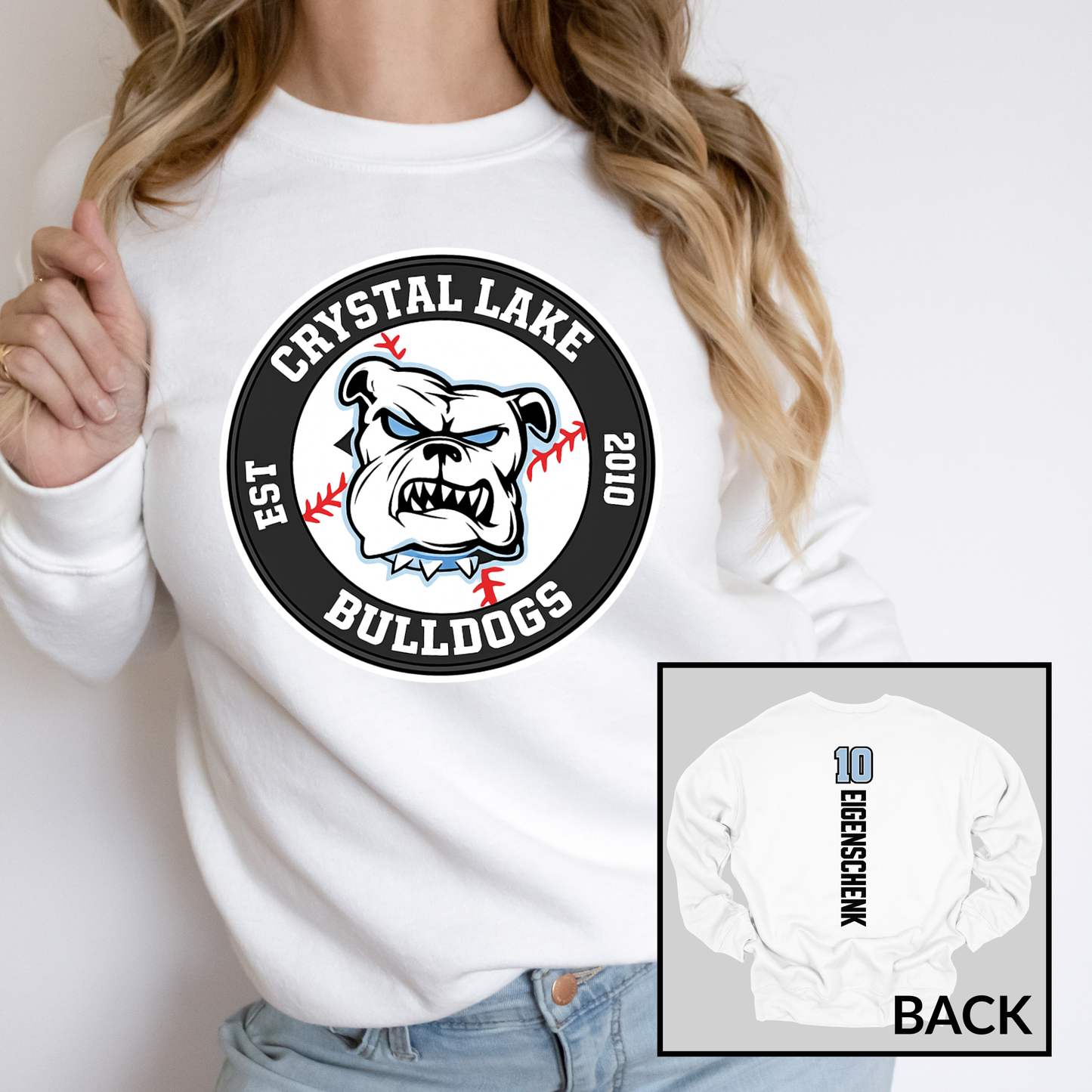 Bulldogs Logo | Adult Crewneck