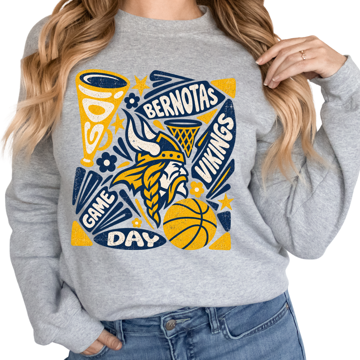 Game Day - Bernotas Basketball | Adult Crewneck