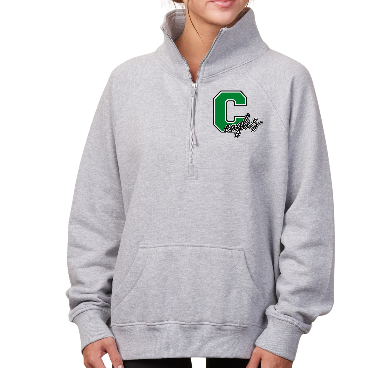 Big C for Coventry | Womens Quarter Zip Fleece