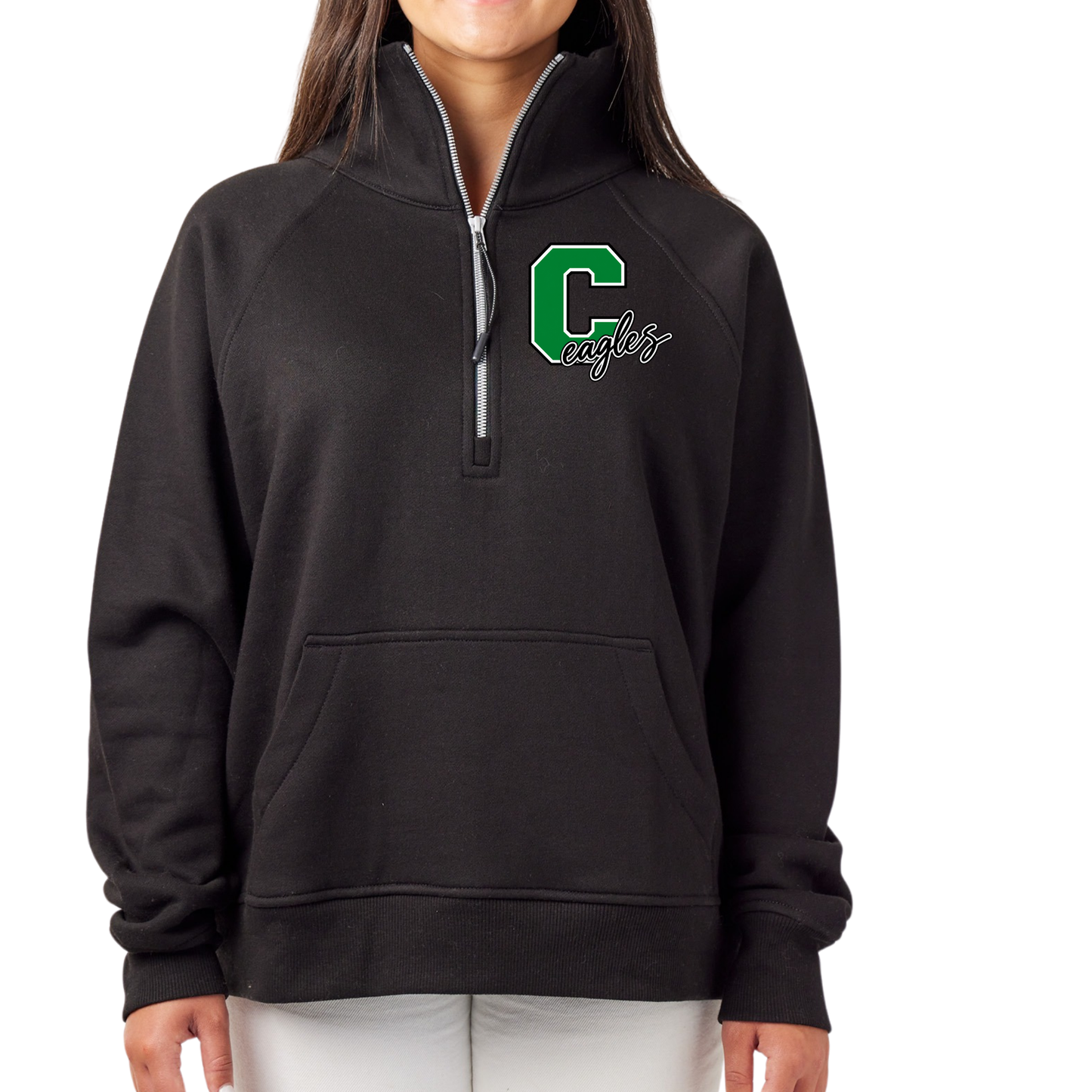 Big C for Coventry | Womens Quarter Zip Fleece