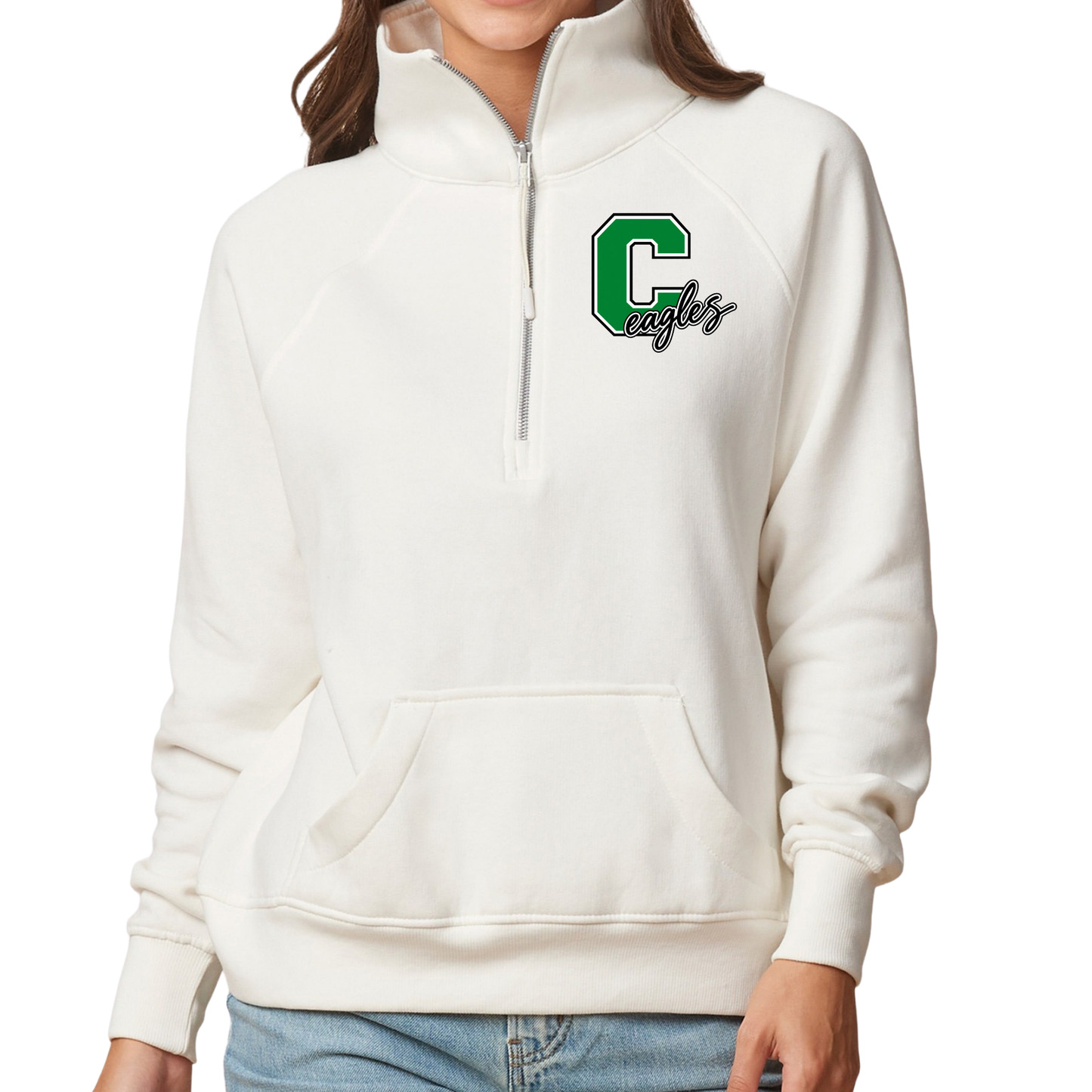 Big C for Coventry | Womens Quarter Zip Fleece
