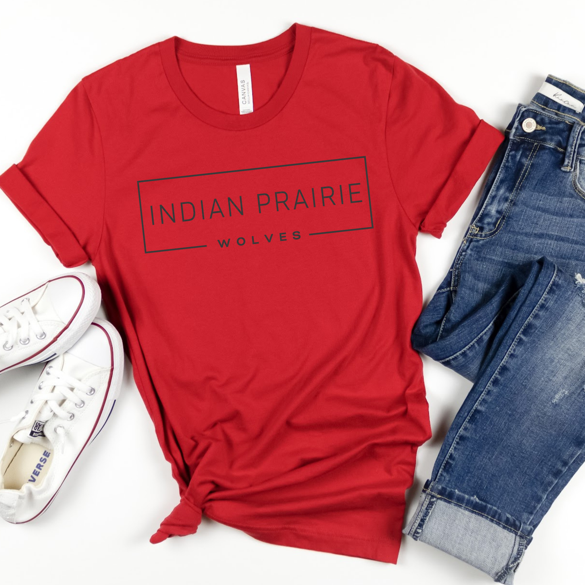 Boxed Indian Prairie | Short Sleeve Adult Tee