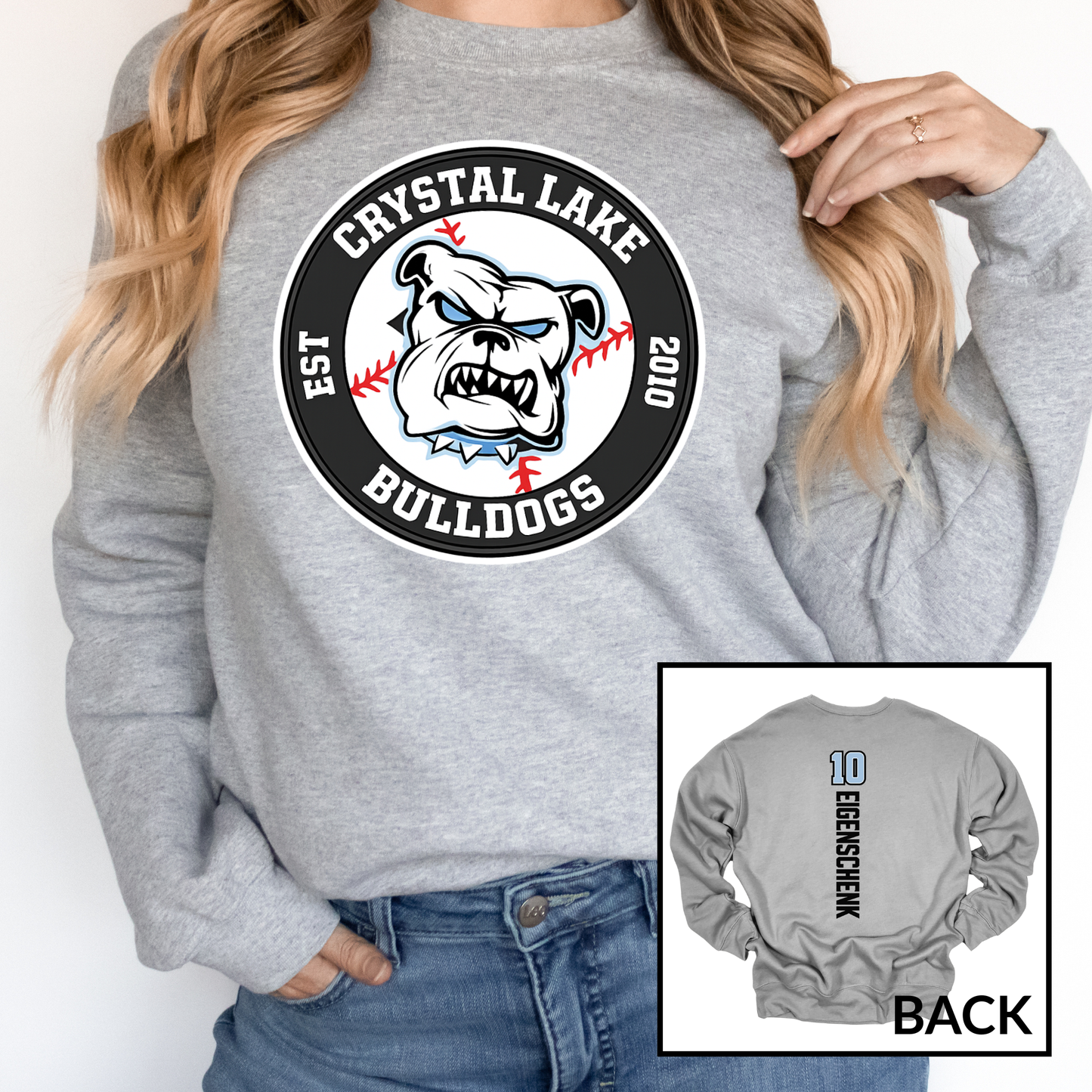 Bulldogs Logo | Adult Crewneck
