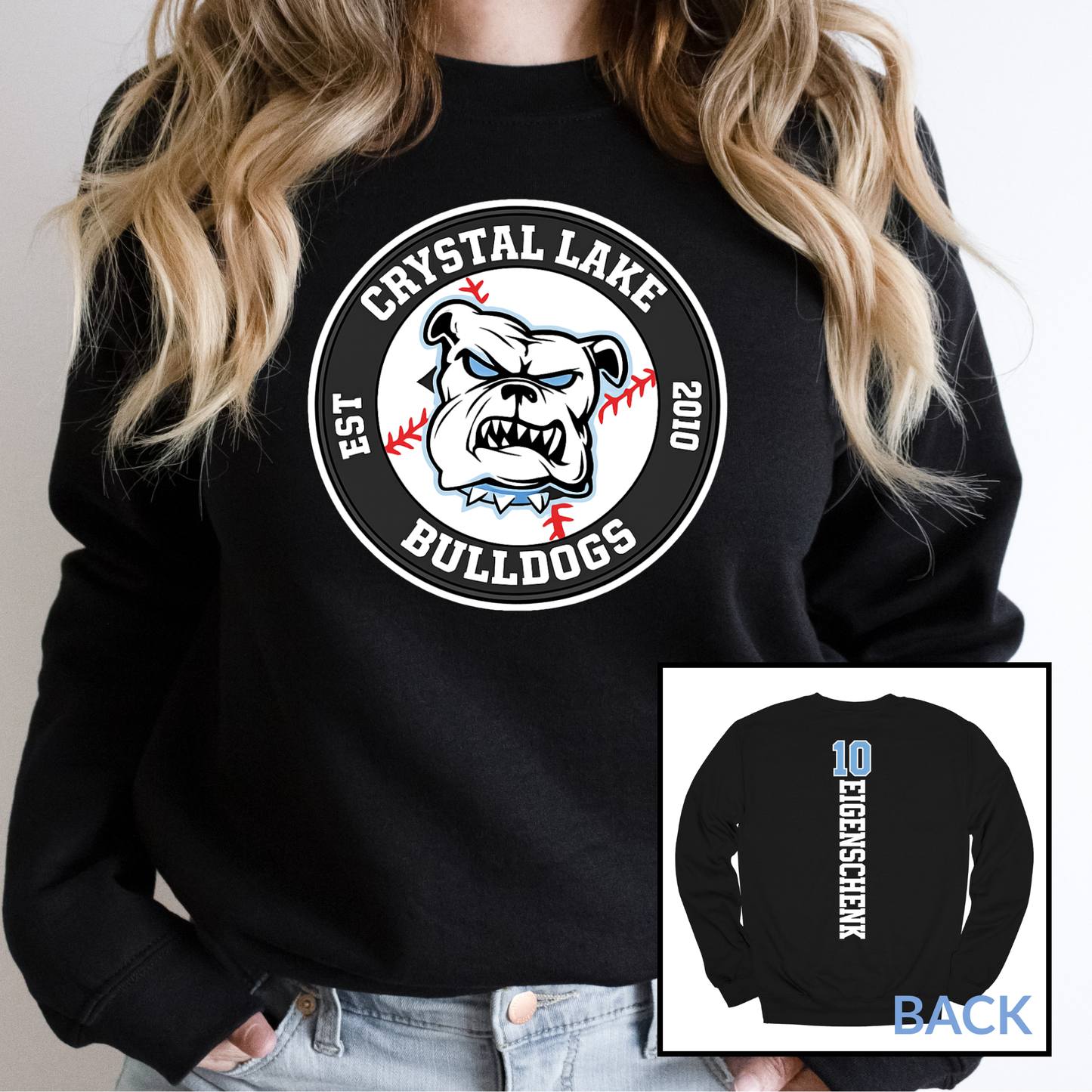 Bulldogs Logo | Adult Crewneck