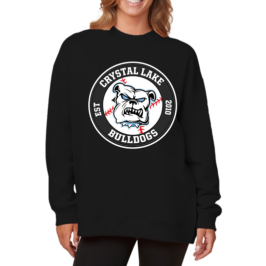 Bulldogs Logo | Ladies Oversized Crewneck