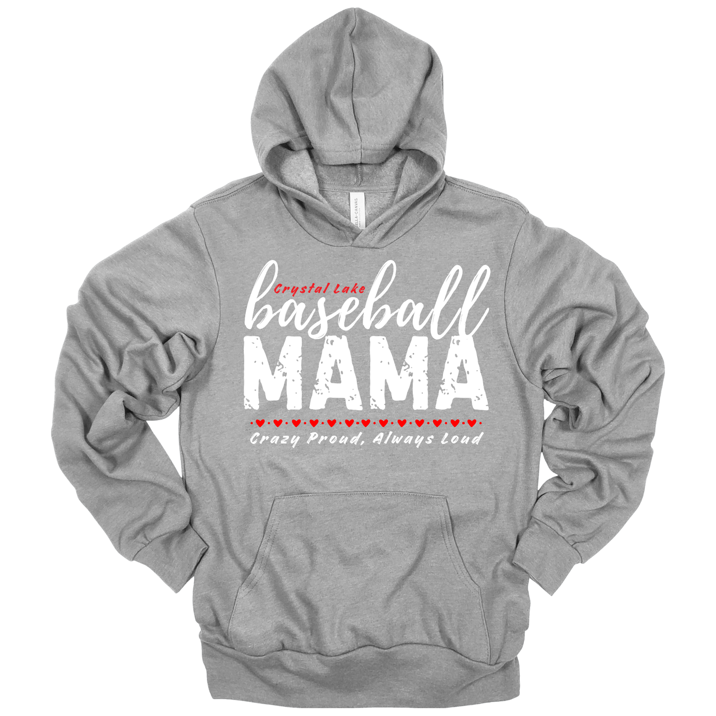 CL Baseball Mama | Adult Hooded Sweatshirt