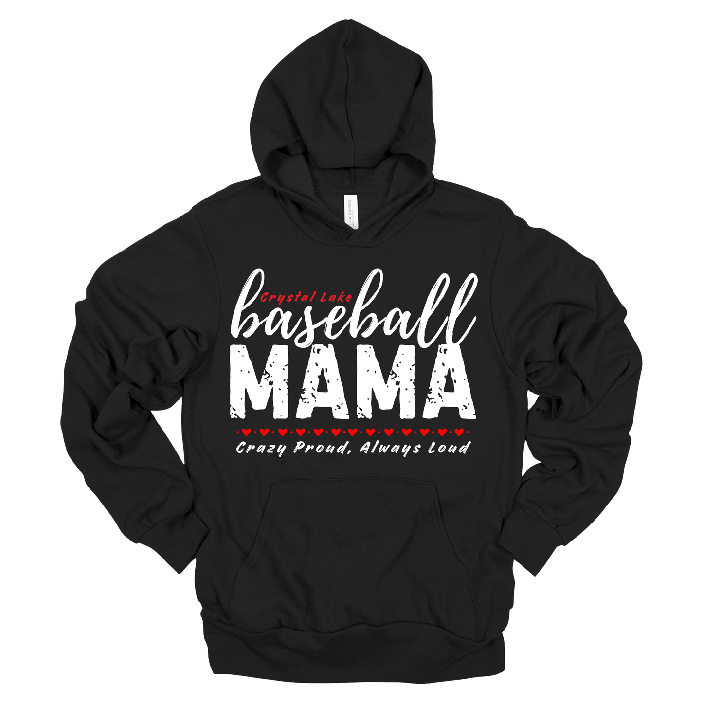 CL Baseball Mama | Adult Hooded Sweatshirt
