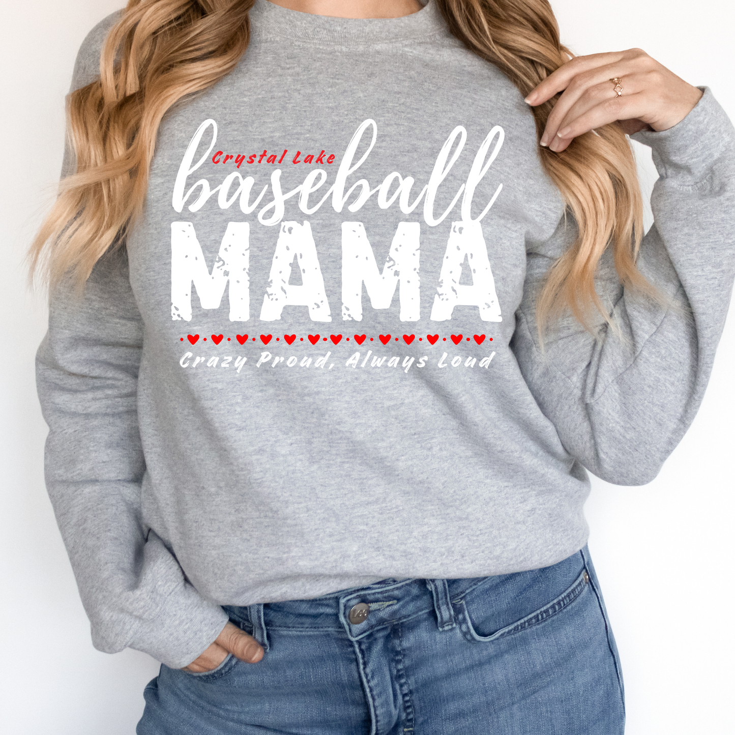 CL Baseball Mama | Adult Crewneck