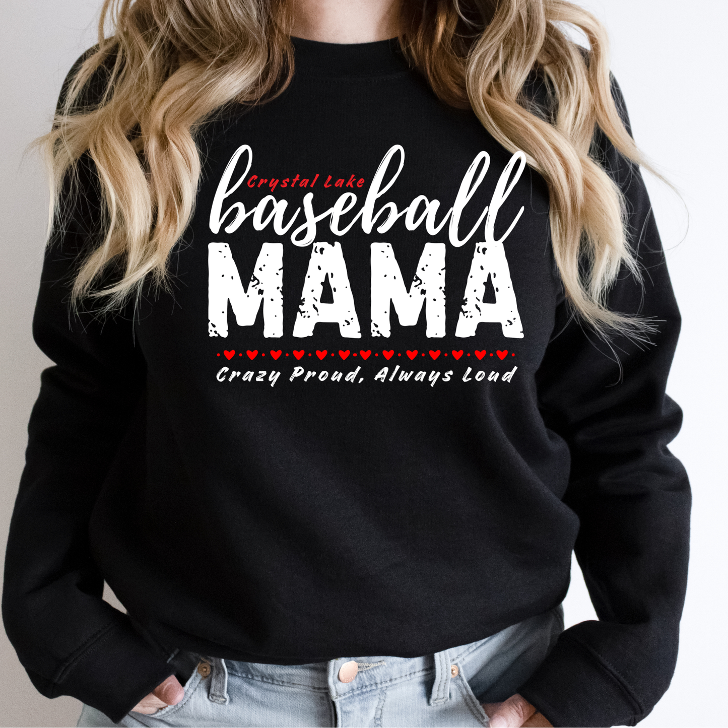 CL Baseball Mama | Adult Crewneck