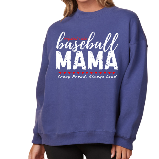 CL Baseball Mama | Ladies Oversized Crewneck