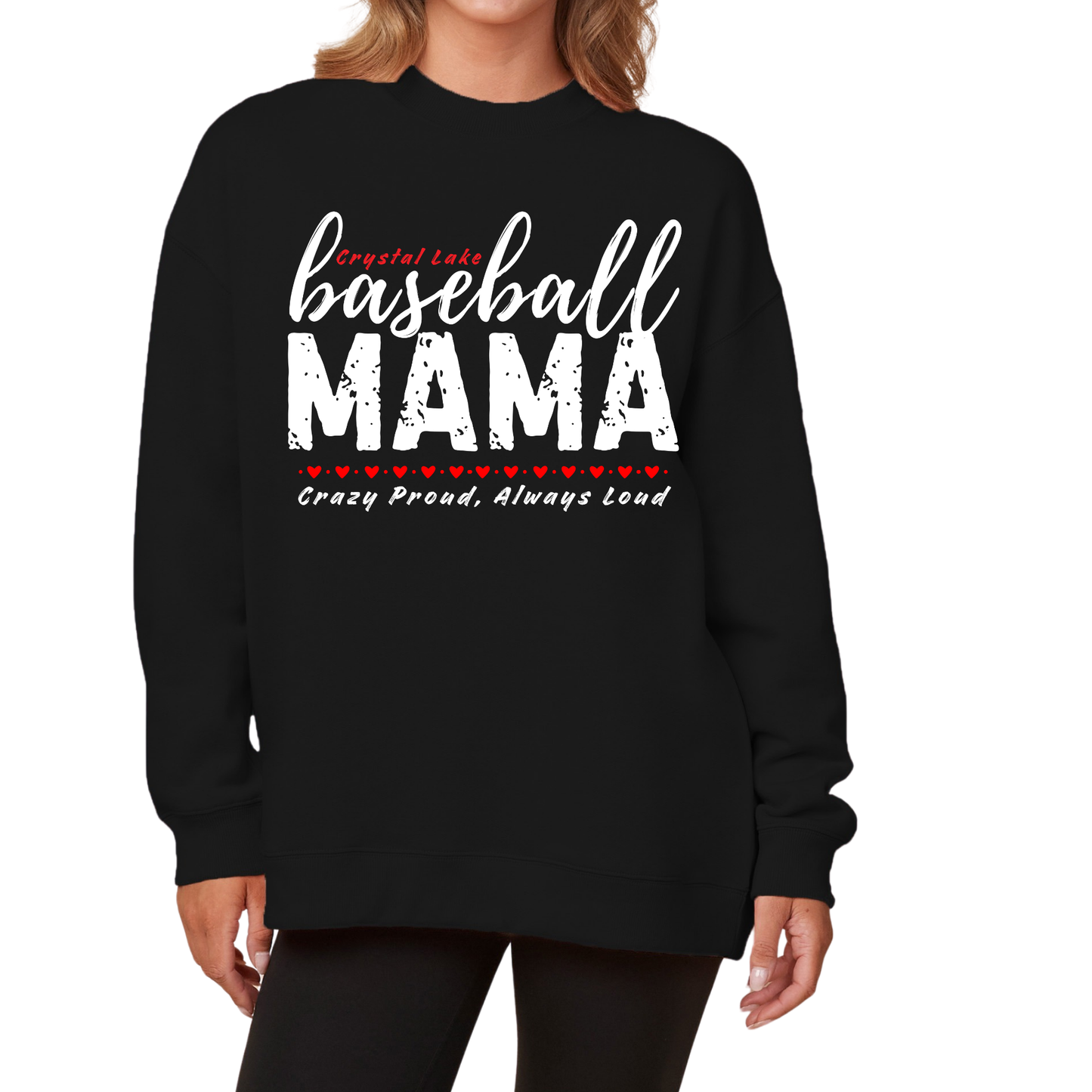 CL Baseball Mama | Ladies Oversized Crewneck