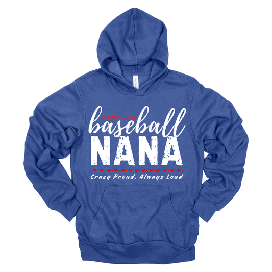 CL Baseball Nana | Adult Hooded Sweatshirt