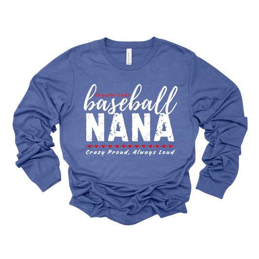 CL Baseball Nana | Long Sleeve Tee
