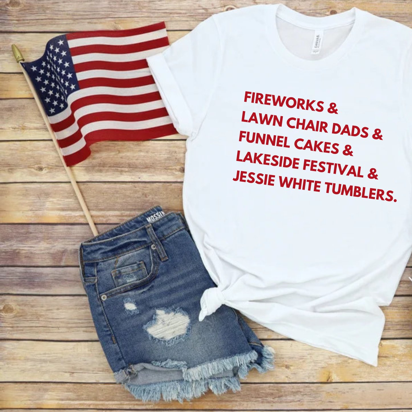 4th of July in Crystal Lake | Short Sleeve Tee