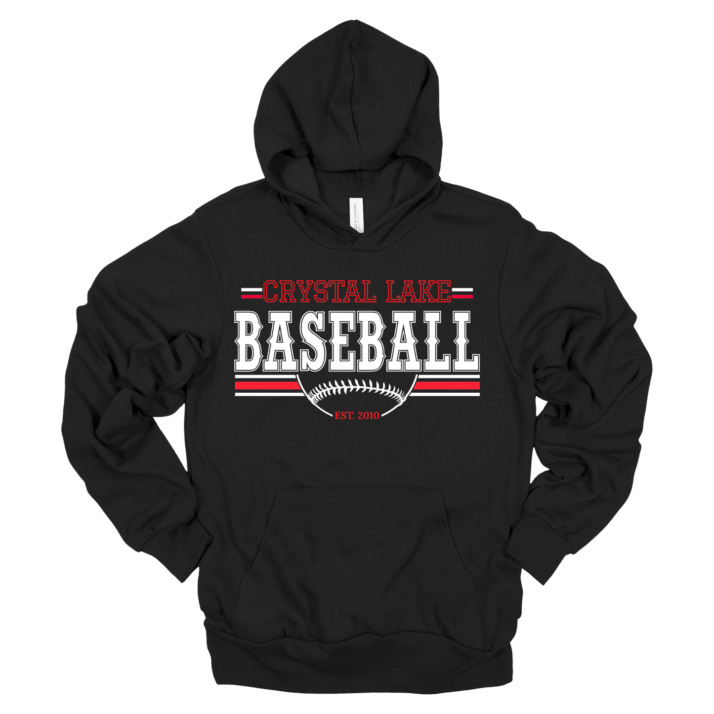Crystal Lake Baseball | Adult Hooded Sweatshirt