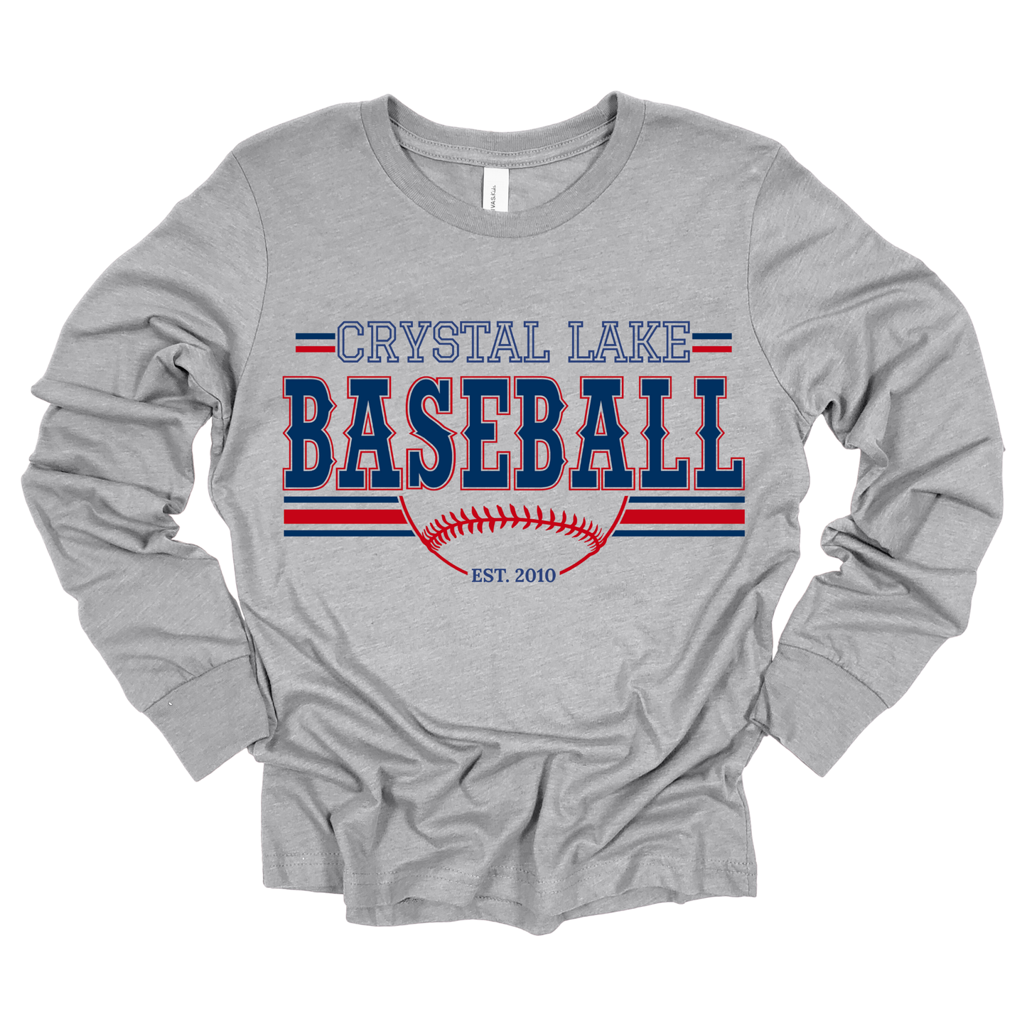 Crystal Lake Baseball | Long Sleeve Tee
