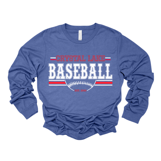 Crystal Lake Baseball | Long Sleeve Tee