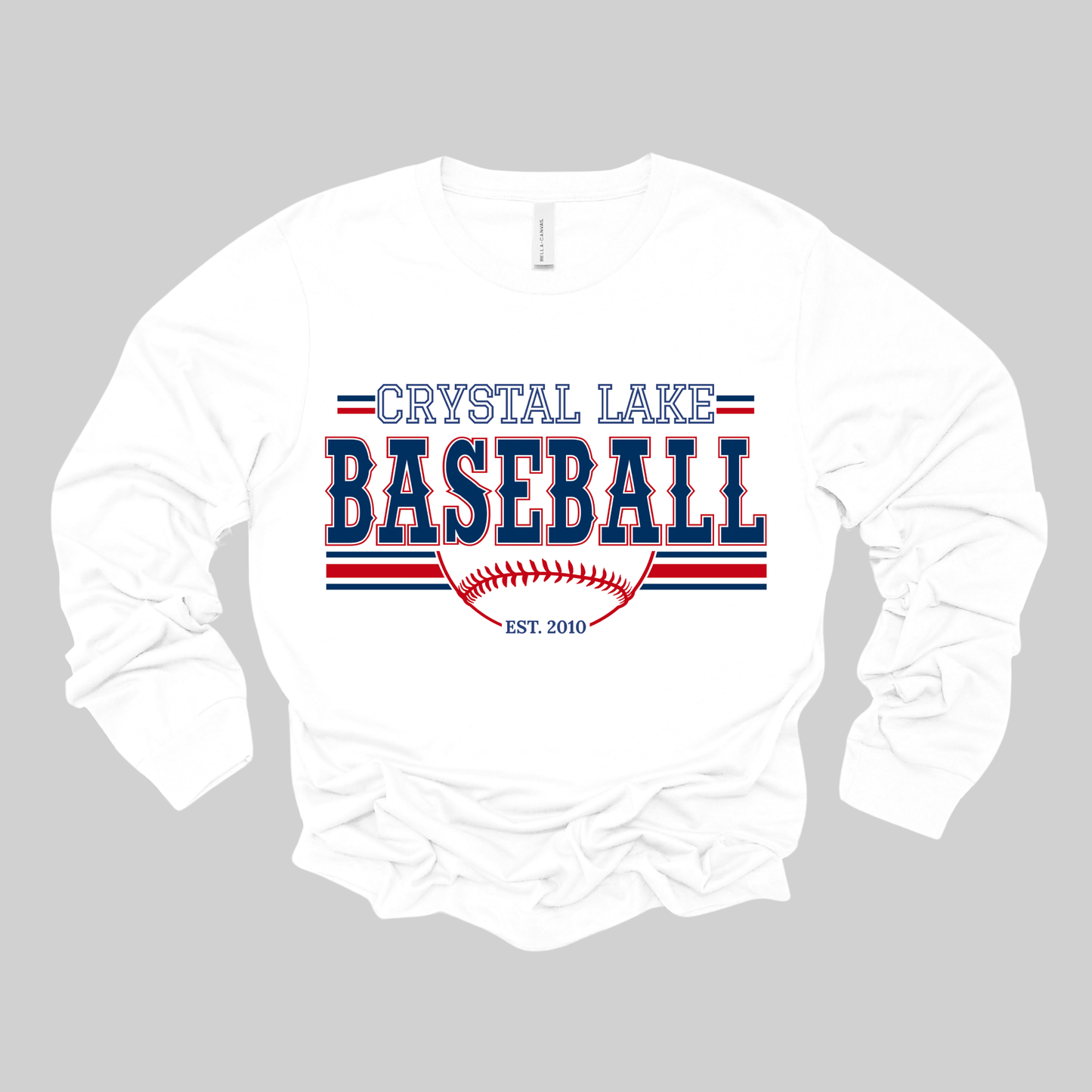 Crystal Lake Baseball | Long Sleeve Tee