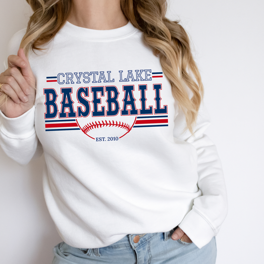 Crystal Lake Baseball | Adult Crewneck