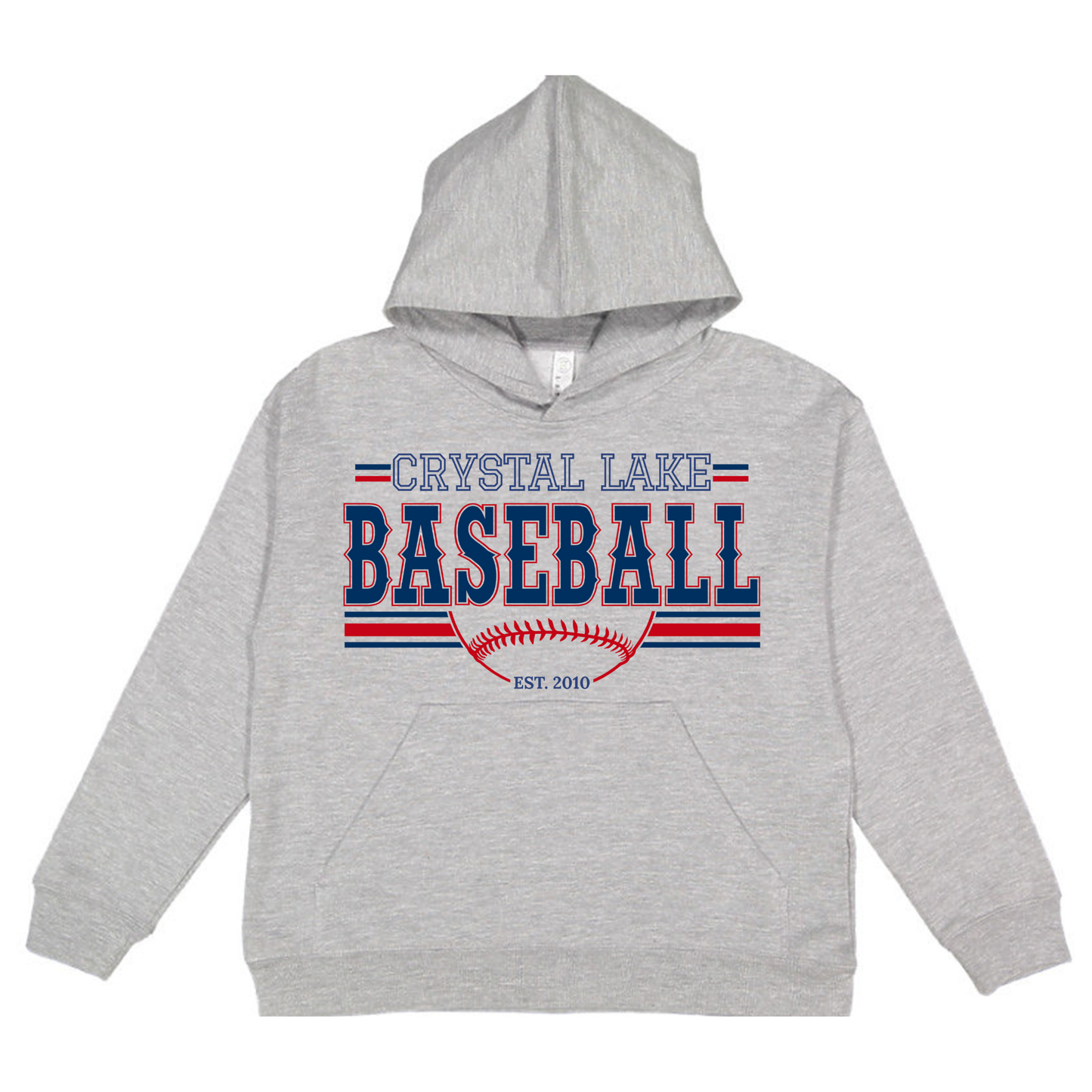 Crystal Lake Baseball | Youth Hooded Sweatshirt