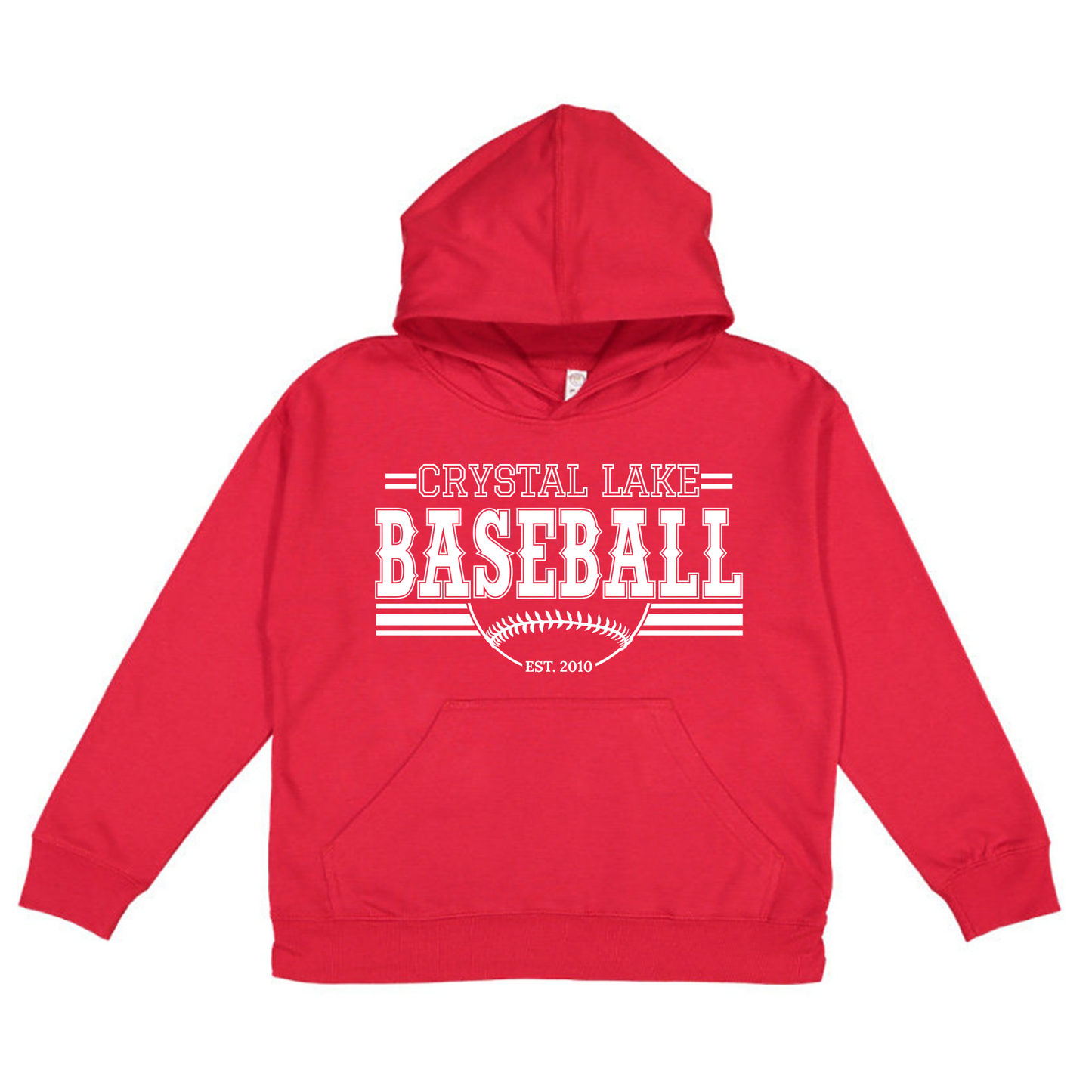 Crystal Lake Baseball | Youth Hooded Sweatshirt