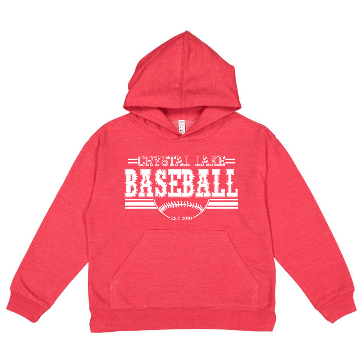 Crystal Lake Baseball | Youth Hooded Sweatshirt