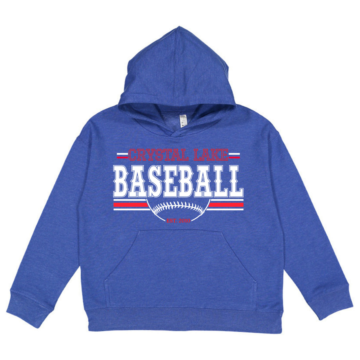 Crystal Lake Baseball | Youth Hooded Sweatshirt