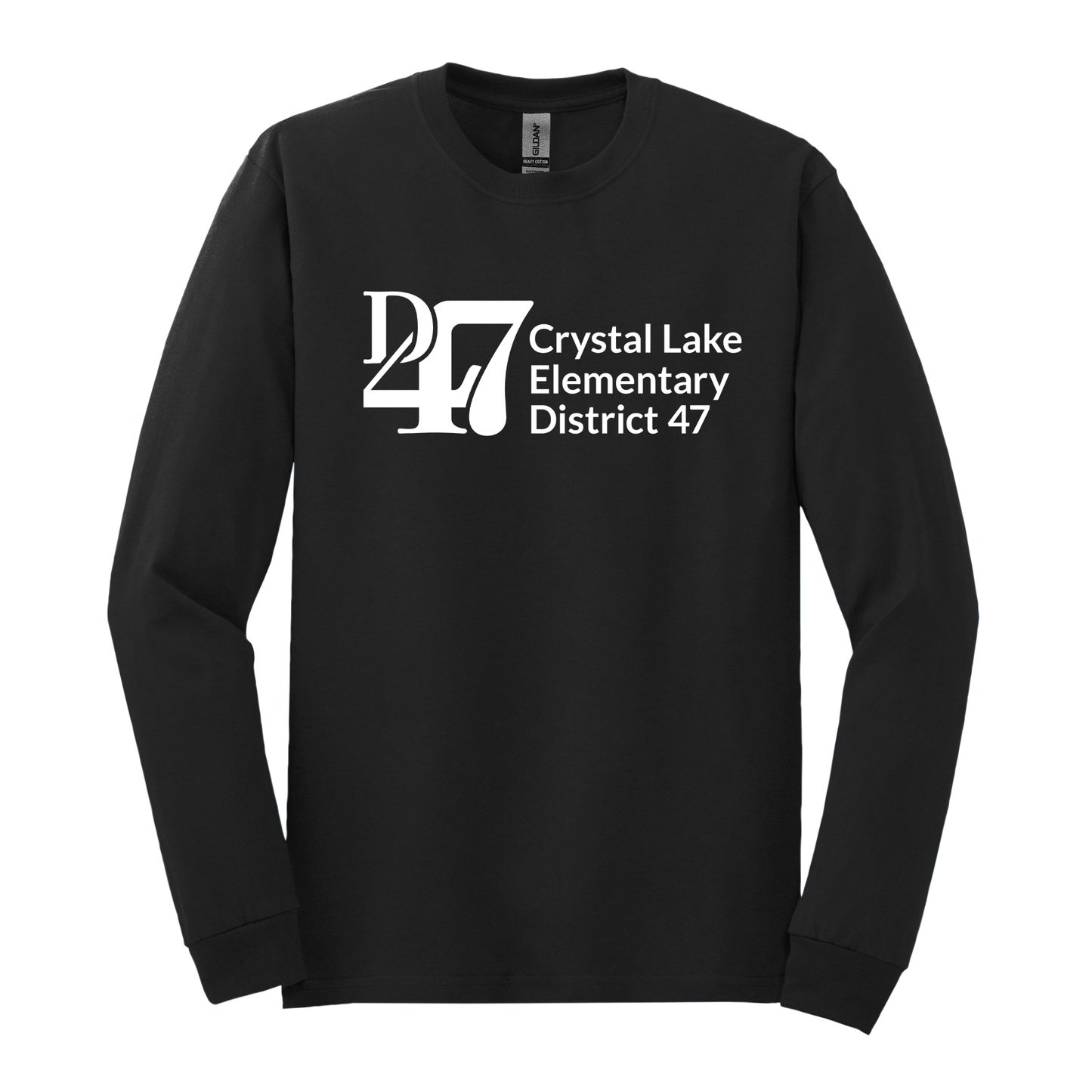 CL D47 Logo Horizontal White | Long Sleeve Adult Tee