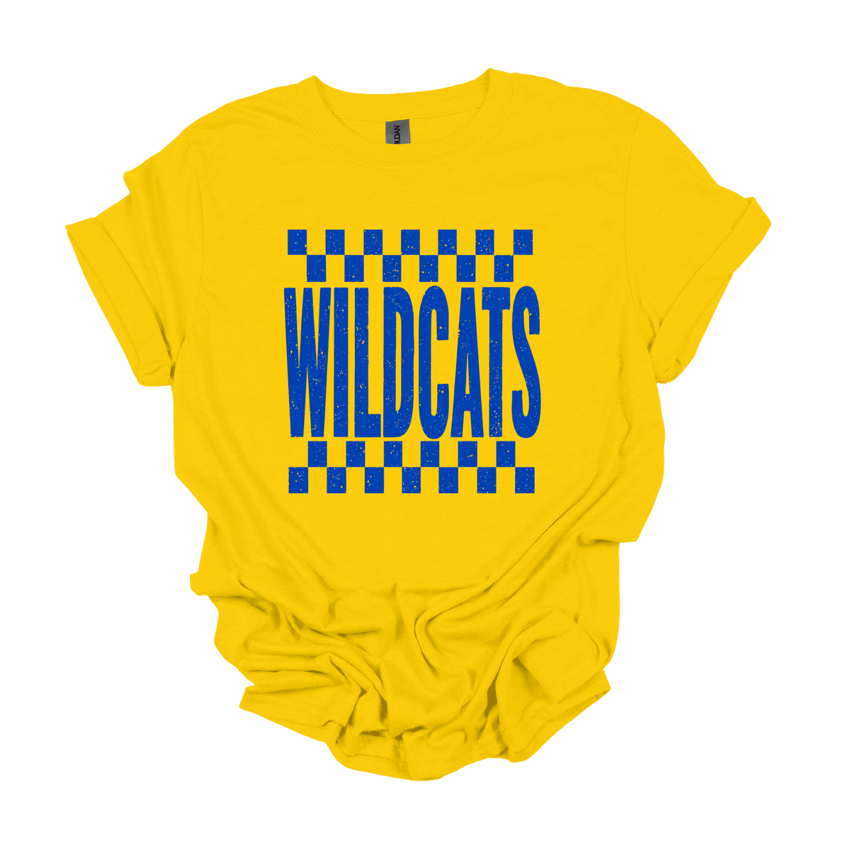Checkered Wildcats | Short Sleeve Tee