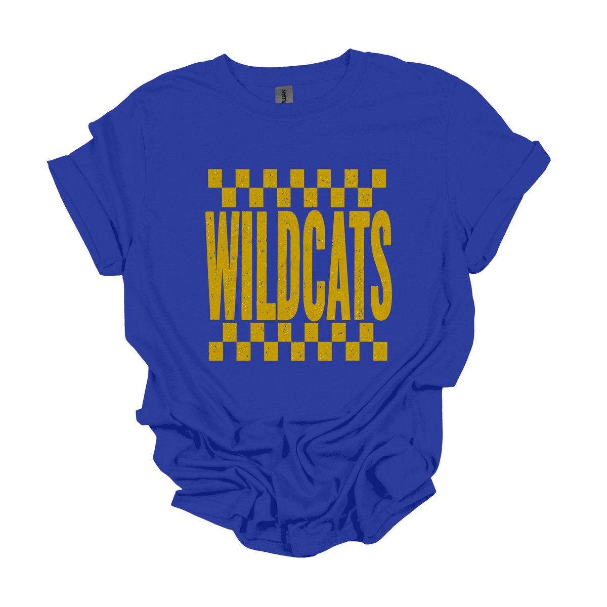 Checkered Wildcats | Short Sleeve Tee