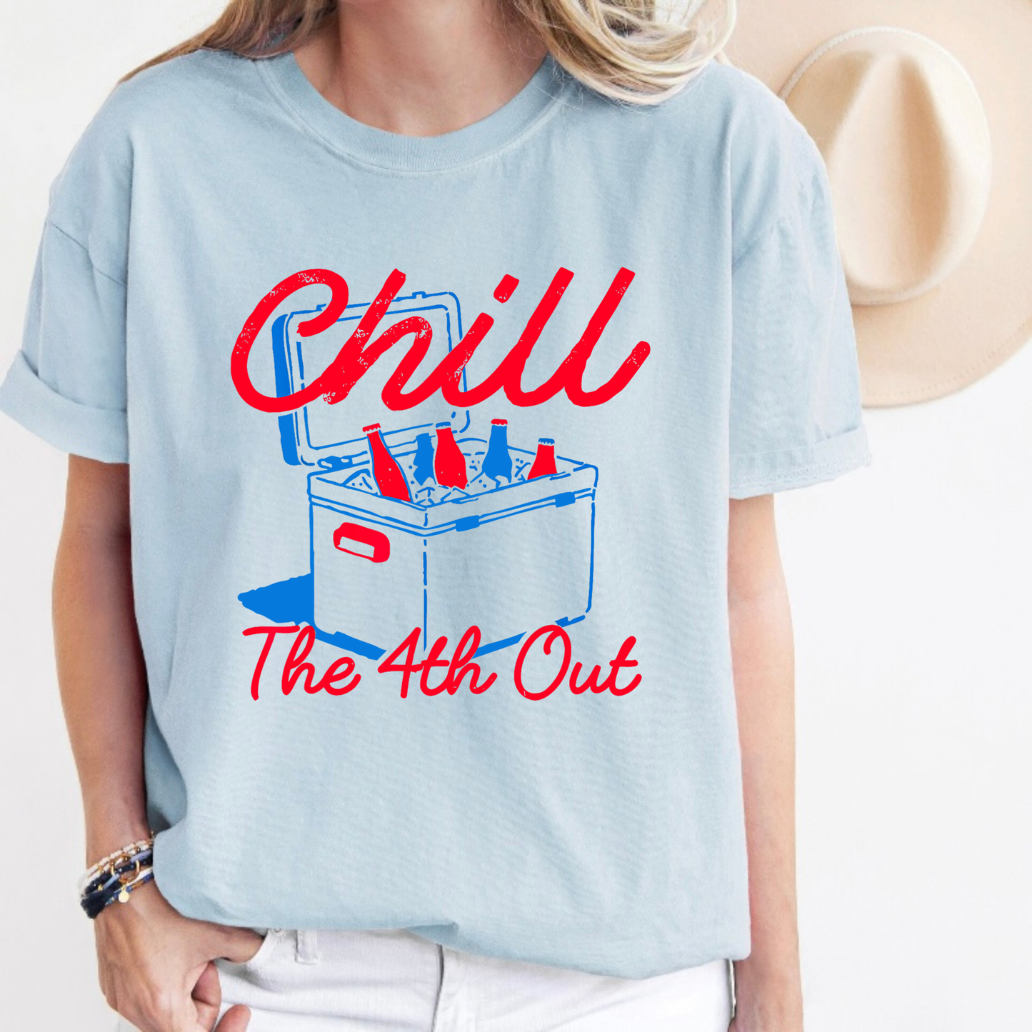 Chill the 4th Out | Short Sleeve Adult Tee