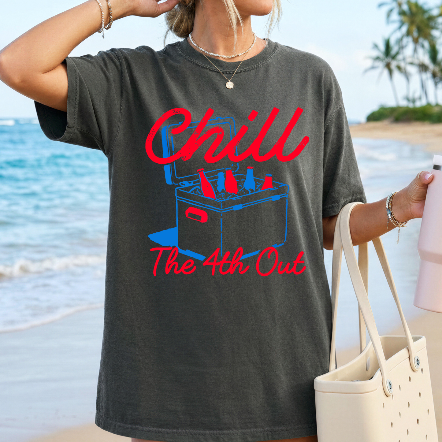 Chill the 4th Out | Short Sleeve Adult Tee