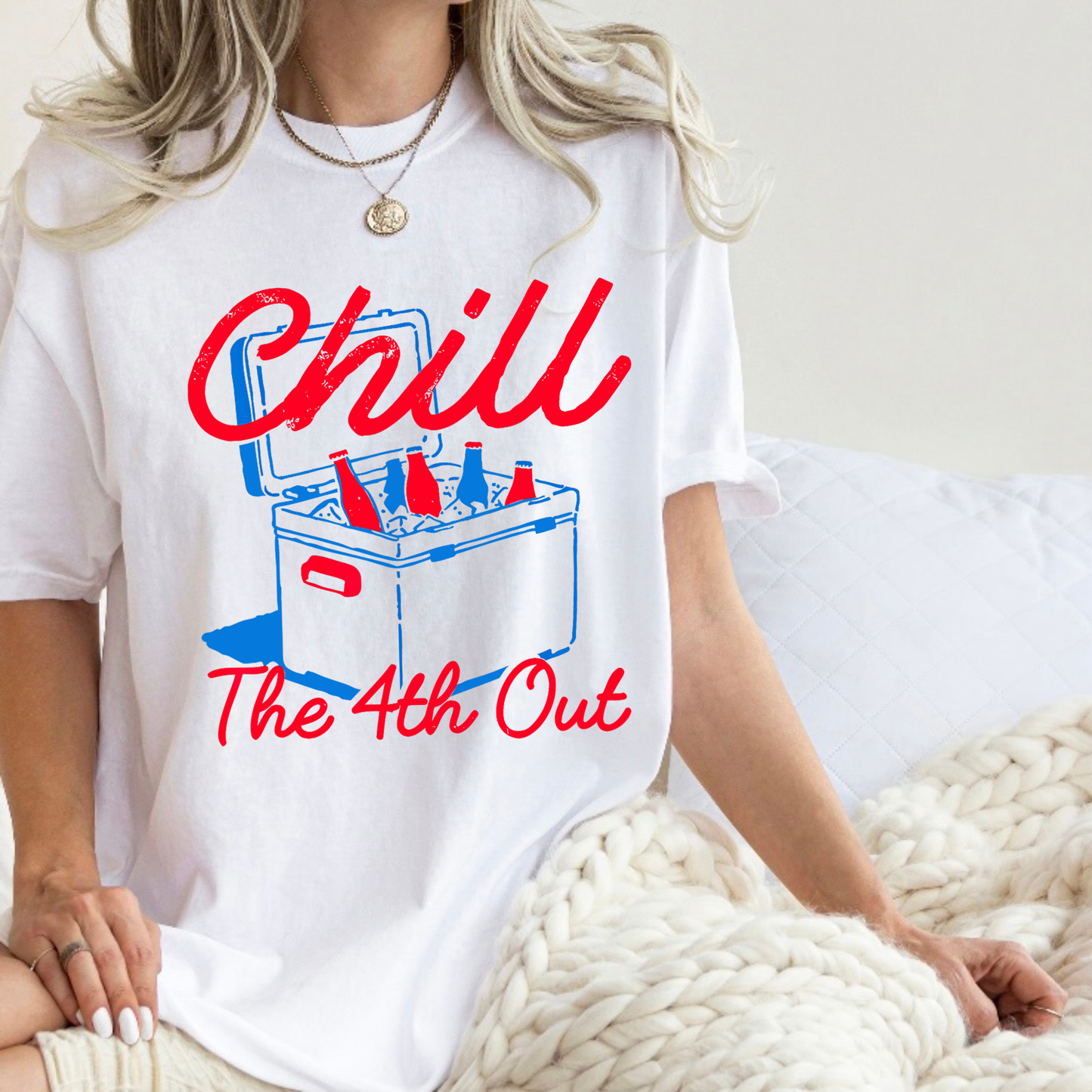 Chill the 4th Out | Short Sleeve Adult Tee