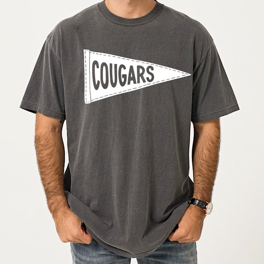 Cougars Flag | Short Sleeve Adult Tee