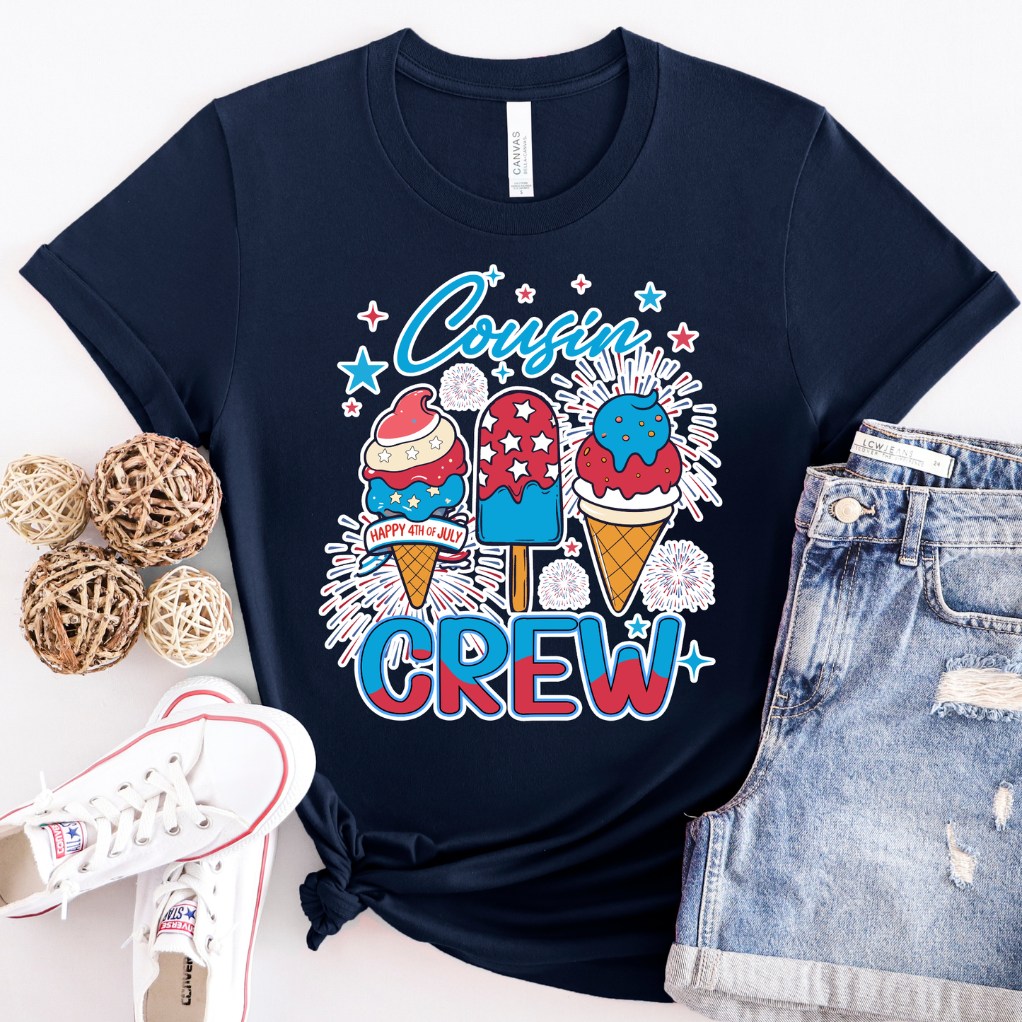4th of July Cousin Crew | Short Sleeve Tee
